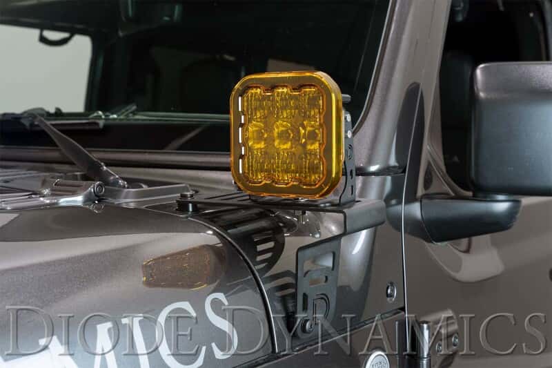 Diode Dynamics — Diode Dynamics SS5 LED Pod Cover - Yellow - view 3