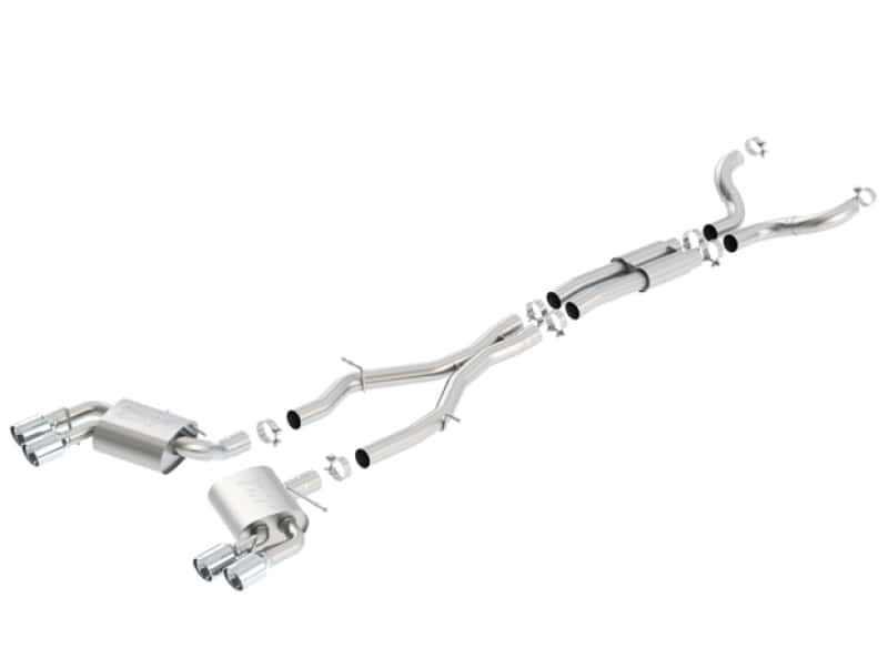 Borla — Borla 16-17 Camaro SS 6.2L Dual Tip Dual Split Rear Exit Dual Mode Catback Exhaust (NPP)
Cat-Back System - view 1