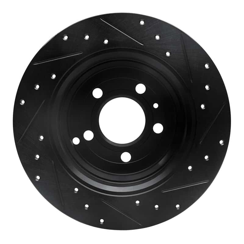 R1 Concepts — R1 96-04 Volvo S70 Rear Left Drilled & Slotted Black Brake Rotor
R1 Brake Rotor Drill - view 5