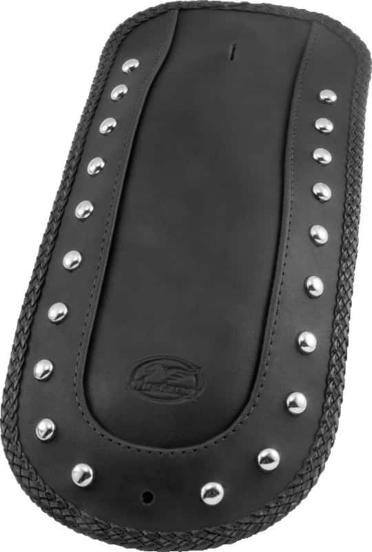 Mustang Motorcycle — Mustang 98-11 Yamaha V-Star Classic Fender Bib w/Studs - Black - view 2