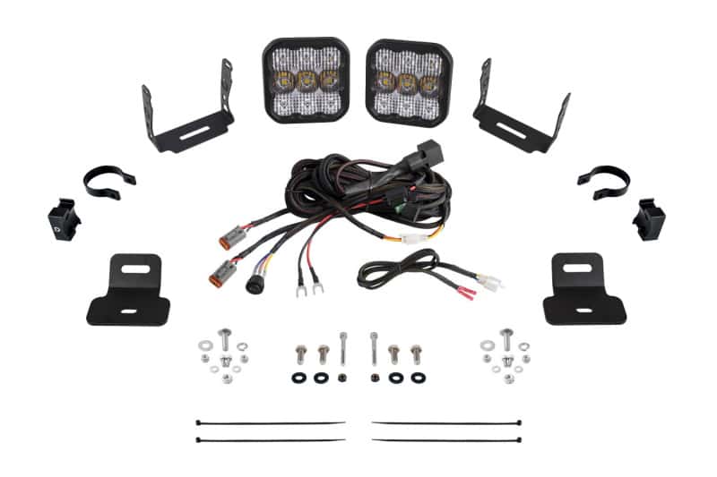 Diode Dynamics — Diode Dynamics 17-24 Can-Am Maverick X3 SS5 Stage Series Ditch Light Kit - Pro White Combo - view 1