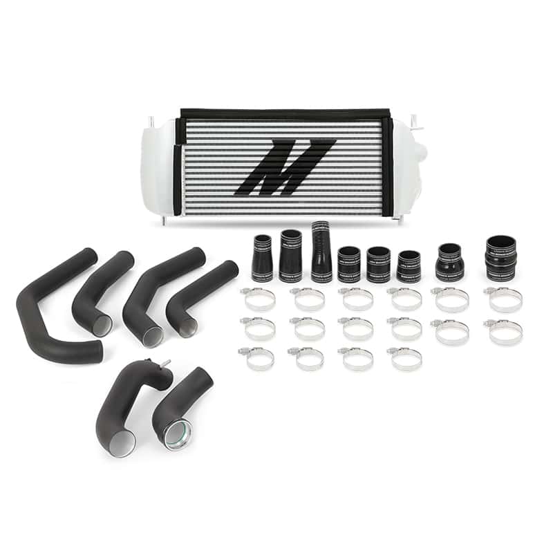 Mishimoto — Mishimoto 15-17 Ford F-150 2.7L EcoBoost Silver Performance Intercooler Kit w/ Black Pipes - view 1