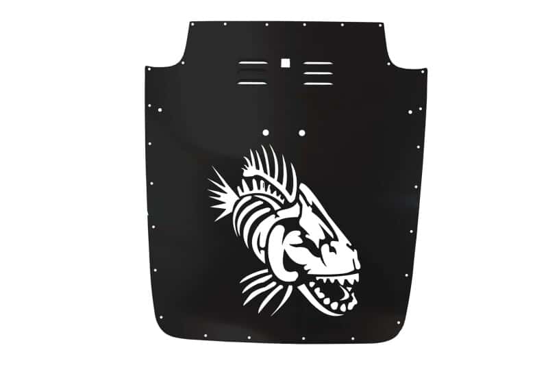 Fishbone Offroad — Fishbone Offroad 03-06 Jeep JK Jeep Wrangler Hood Louver - Black - view 1