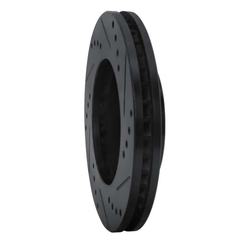 R1 Concepts — R1 92-01 Toyota Camry Front Left Drilled & Slotted Black Brake Rotor
R1 Brake Rotor Drill - view 4