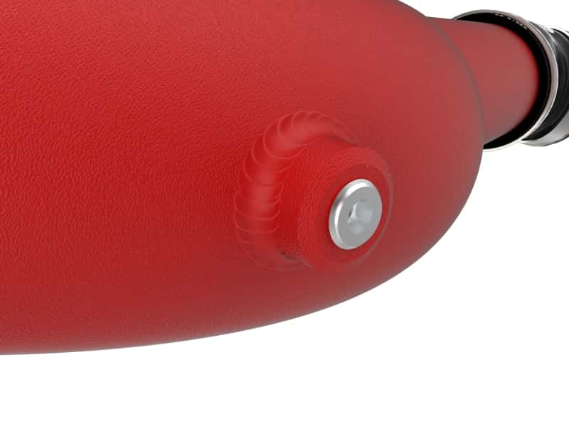 aFe — aFe 20-23 Ford Explorer ST V6 3.0L (tt) BladeRunner 2-3/4in Aluminum Cold Charge Pipe - Red
Cold Charge Pipe - view 4