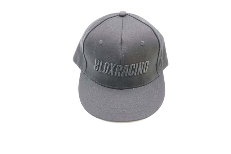 BLOX Racing — BLOX Racing Snapback Cap Black with Black Logo - Blox Racing - New Style Flat Bill - view 2