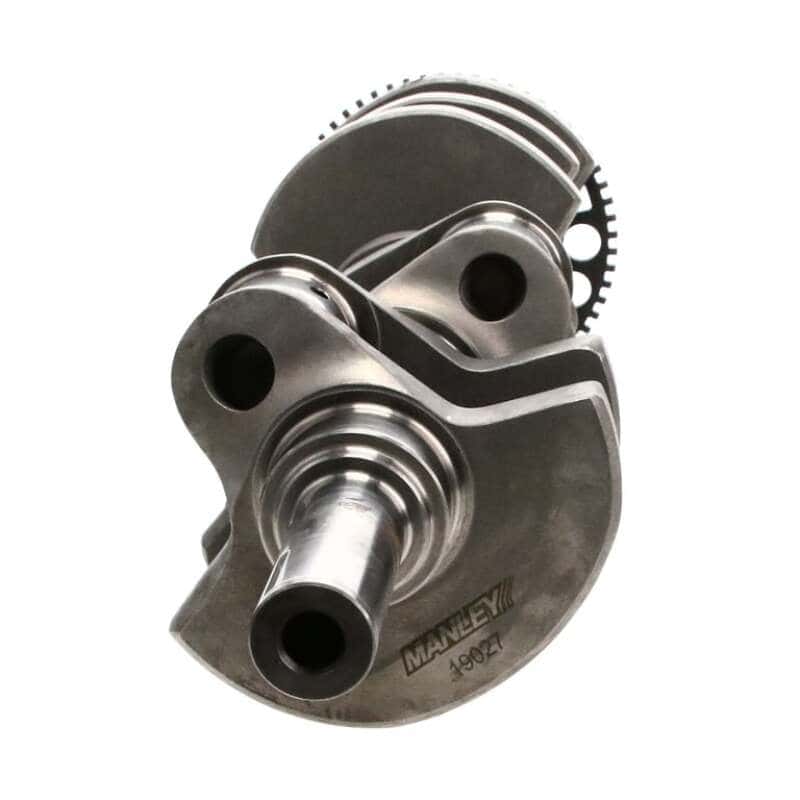 Manley Performance — Manley Chevrolet LS-7 Small Block Long Snout 1800gm 4.100in Stroke Crank w/ 58 Tooth Reluctor Wheel
Crankshaft - view 3