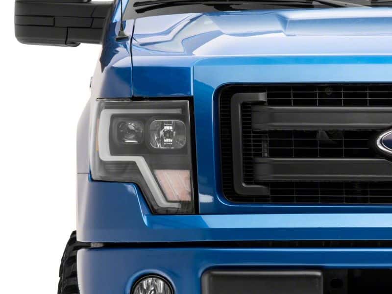 Raxiom — Raxiom 09-14 Ford F-150 Axial G4 Light Bar Switchback Projector Headlights- Blk Housing (Clear Lens)
Headlights - view 5