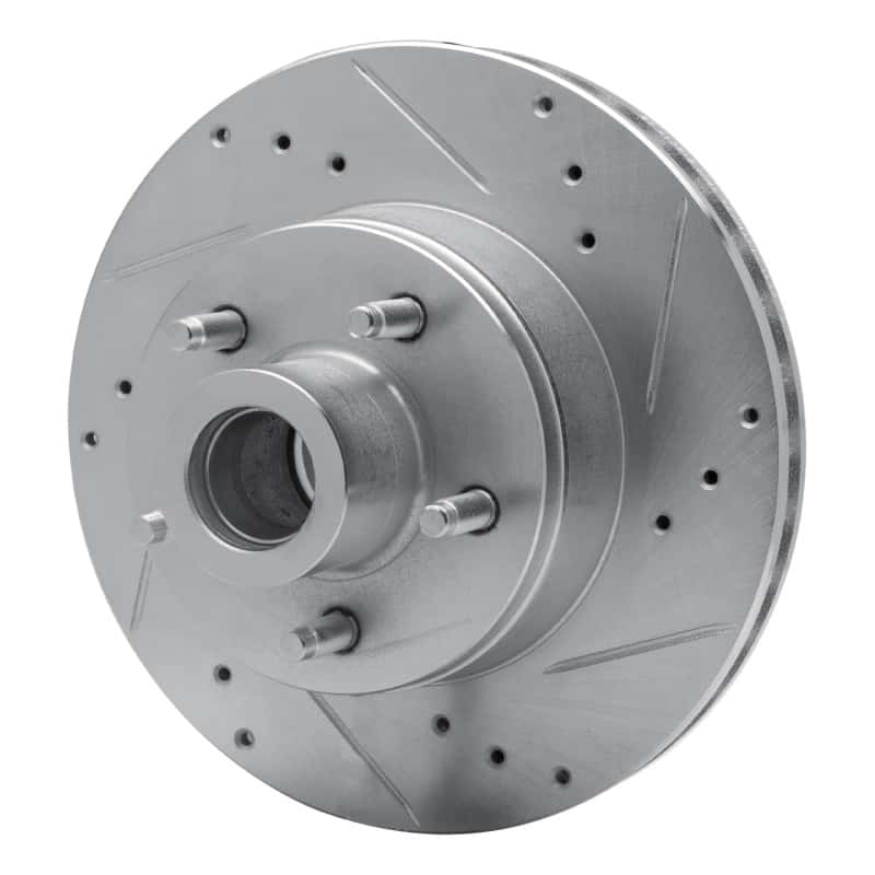 R1 Concepts — R1 90-91 Ford LTD Crown Victoria Front Left Drilled & Slotted Silver Brake Rotor
R1 Brake Rotor Drill - view 2