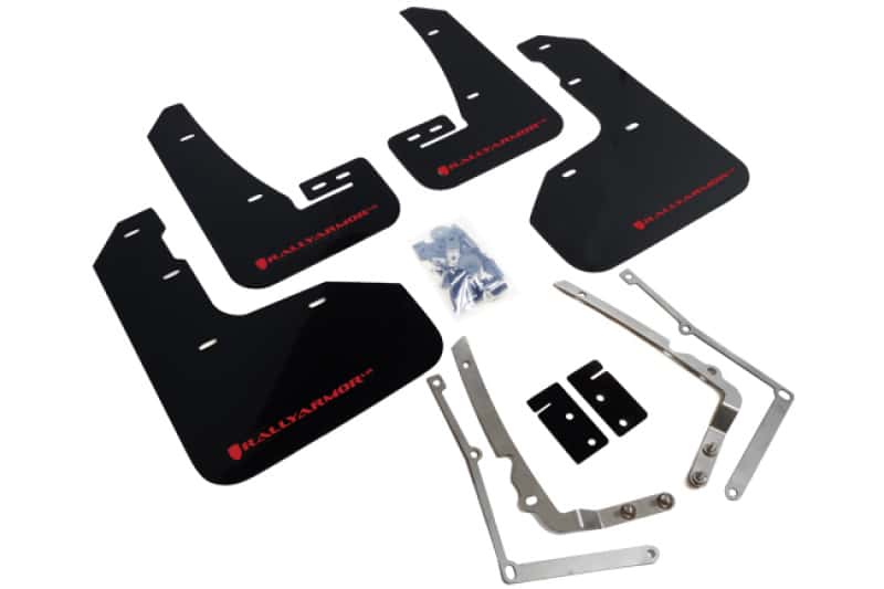 Rally Armor — Rally Armor 15-17.5 MKVII VW Golf R Black UR Mud Flap w/Red Logo
Mud Flap - view 1