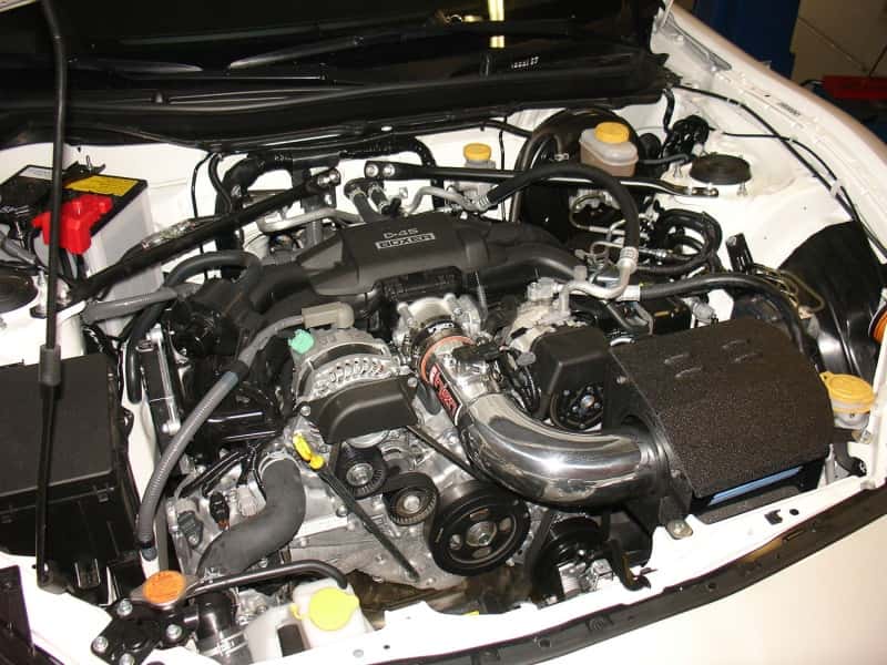 Injen — Injen 2013+ Subaru BRZ 2.0L Wrinkle Black Short Ram Intake w/ MR Tech/Air Fusion
Short Ram Intake
Air Intake Kit - view 4