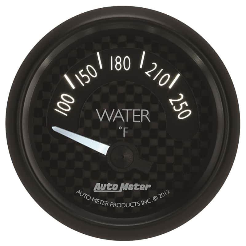 AutoMeter — Autometer GT Series 52mm Short Sweep Electronic 100-250 Deg F Water Temperature
2-1/16" WATER TEMP, - view 10