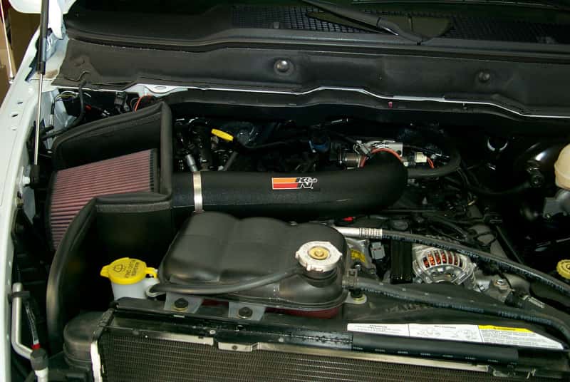 K&N Engineering — K&N 03-07 Dodge Ram 1500/2500 V8-5.7L Hemi Performance Intake Kit
Performance Air Inta
Air Intake System - view 5
