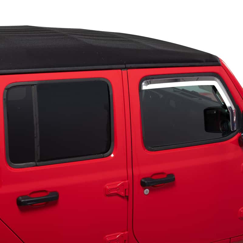 Putco — Putco 20-21 Jeep Gladiator JT/JL Element Chrome Window Visors (Front Only)
Side Window Vent - view 9