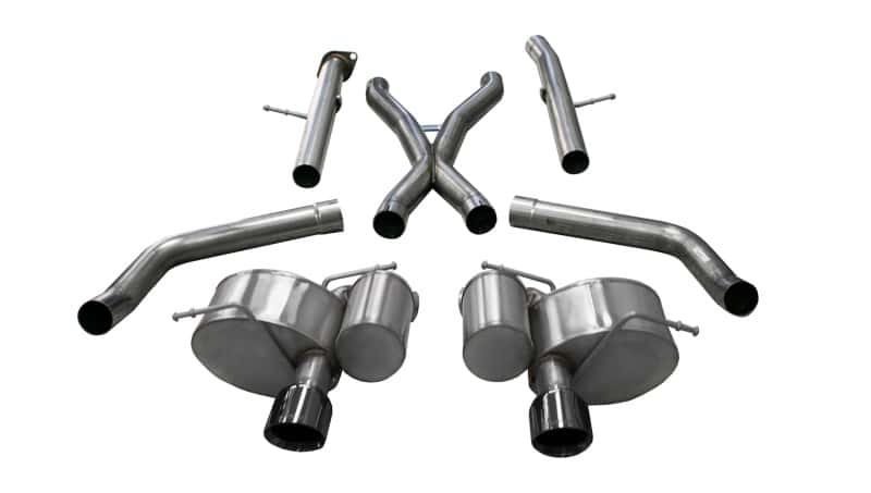 CORSA Performance — Corsa 2012-21 Jeep Grand Cherokee SRT 2.75in Dual Rear Xtreme Cat-Back Exhaust - Black PVD TipFinish
Exhaust - view 1