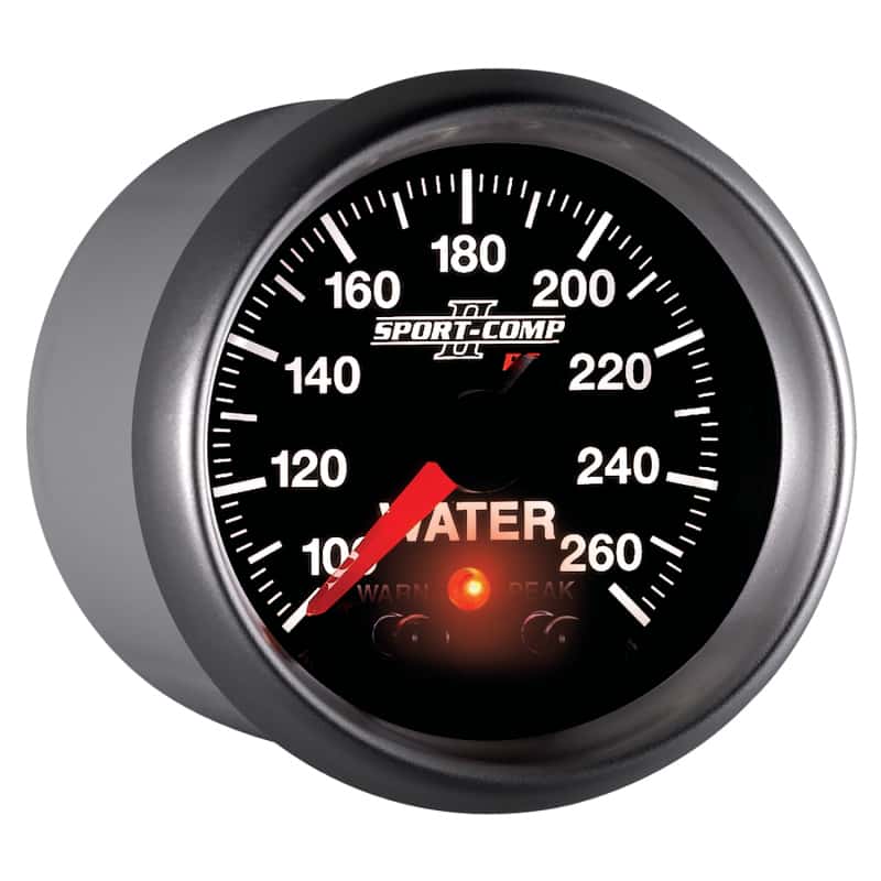 AutoMeter — Autometer Sport-Comp II 52.4mm 100-260 Deg F Water Temp Peak & Warn w/ Electronic Control Gauge
2-1/16" WATER TEMP, - view 12