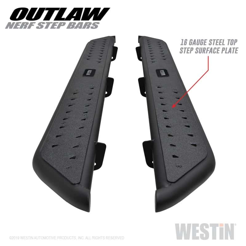 Westin — Westin 09-18 Dodge RAM 1500 Crew Cab Outlaw Nerf Step Bars
Nerf/Step Bar - view 3