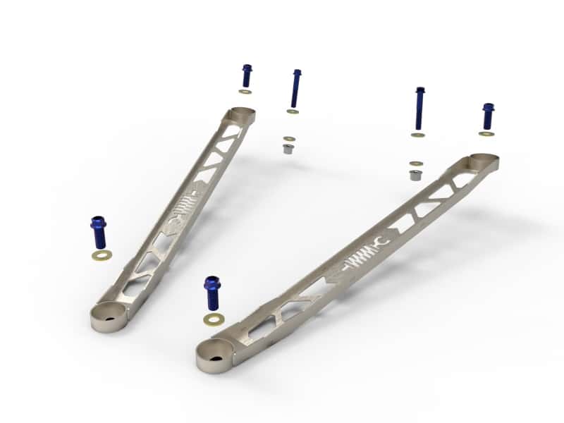 aFe — aFe CONTROL 304 Stainless Steel Front Suspension Strut Brace Raw - Toyota GR Supra (A90) 20-21
Front Strut Brace - view 4