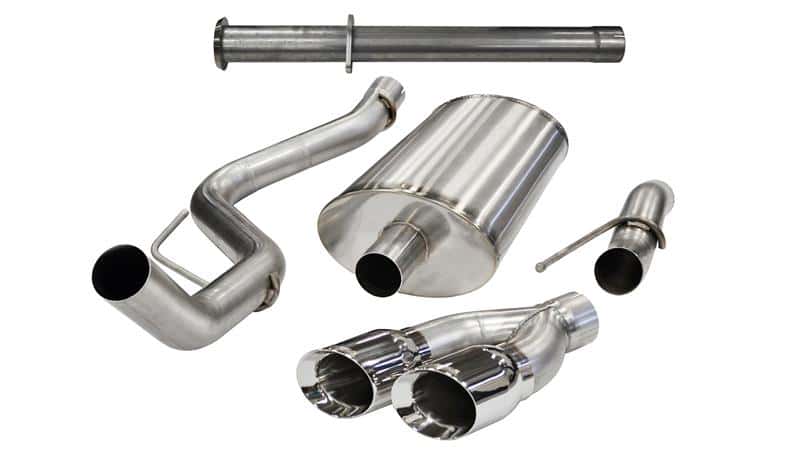CORSA Performance — Corsa 2011-2014 Ford F-150 Raptor 6.2L V8 145in Wheelbase Polished Xtreme Cat-Back Exhaust
Exhaust - view 2