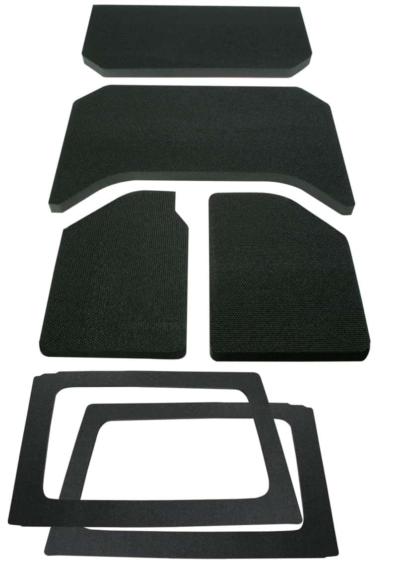 DEI — DEI 11-18 Jeep Wrangler JK 4-Door Boom Mat Complete Headliner Kit - 6 Piece - Black
Sound Dampening Kit - view 7
