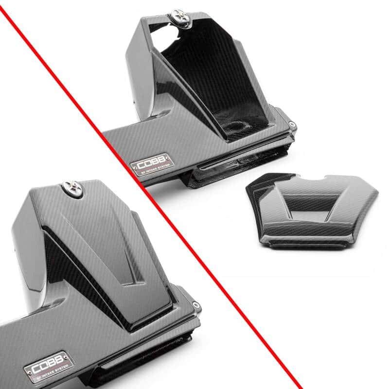 COBB — Cobb 22-23 VW Golf R (MK8) / 22-24 Audi S3 (8Y) Redline Carbon Fiber Intake System - view 8