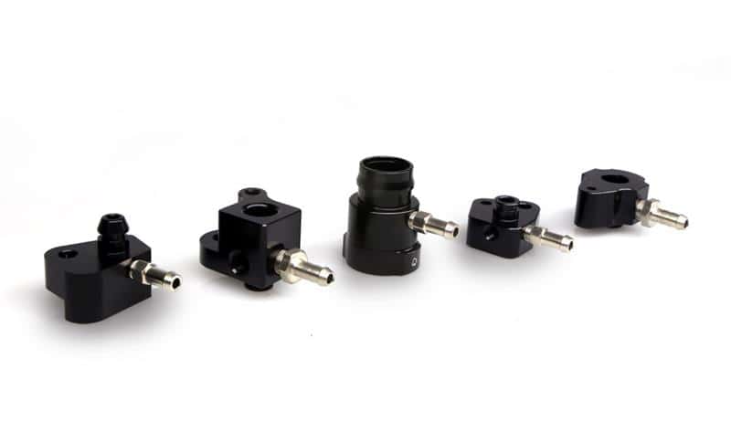 Turbosmart — Turbosmart 2015+ Ford Mustang Ecoboost Boost Reference Adapter - Black
Adapter - view 2