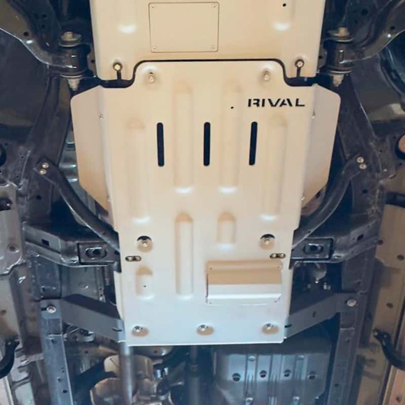 Rival 4x4 — Rival 10-24 Toyota 4Runner Aluminum Transmission Transfer Case Catalytic Converter Skid Plate - view 1