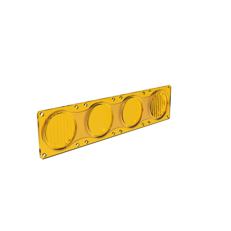 KC HiLiTES — KC HiLiTES FLEX ERA LED Performance Yellow Combo Lens for Light Bars - view 15