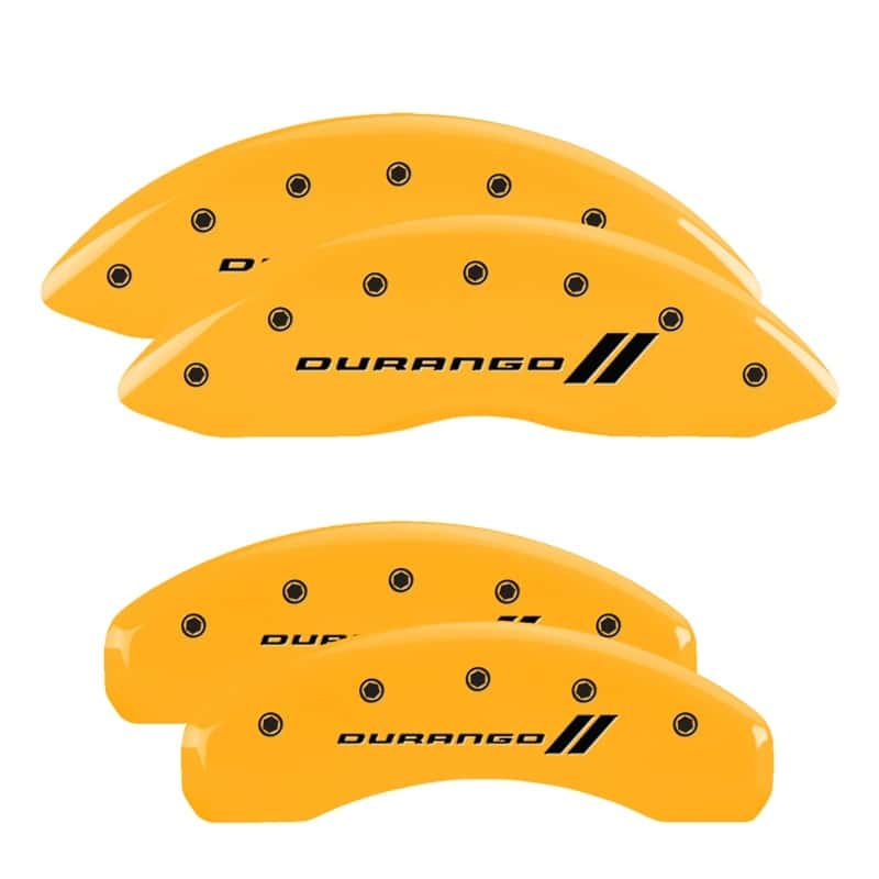 MGP — MGP 4 Caliper Covers Engraved F & R w/ Stripes/Durango Yellow Finish Black Char 2007 Dodge Durango
Caliper Covers - view 1