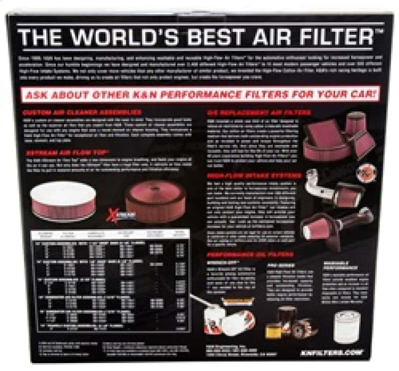 K&N Engineering — K&N Replacement Air Filter GM CARS & TRUCKS, V8, 1966-84
Replacement Air Filt
Air Filter - view 7