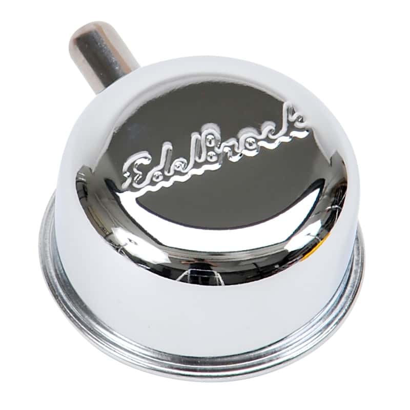 Edelbrock — Edelbrock Round Cap w/ Nipple
CHROME/PRO-FLO - view 5