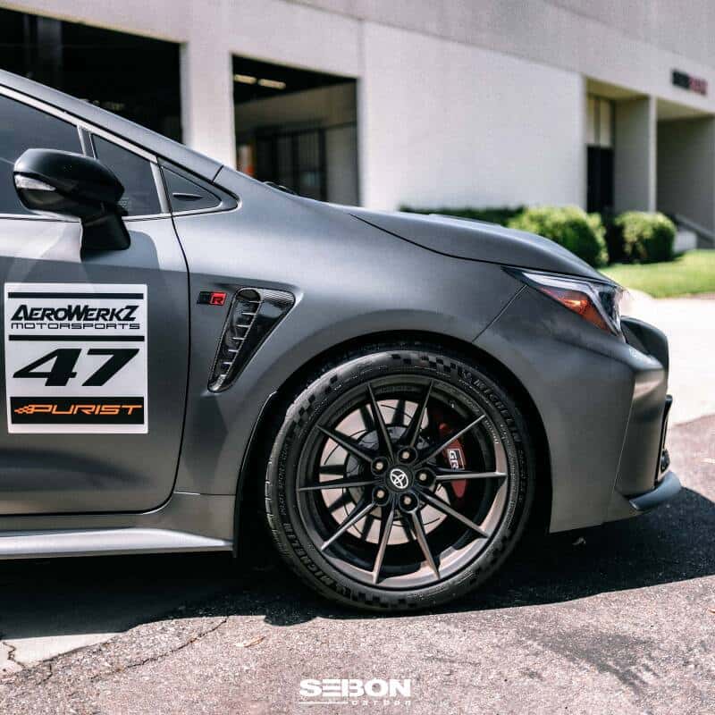 Seibon — Seibon 2023 Toyota GR Corolla Carbon Fiber Fender Vents - view 5