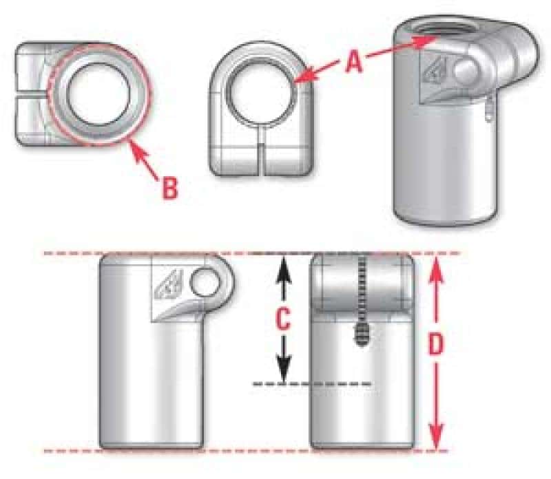 SPC Performance — SPC Performance R RND RECVR 1 1/4-12
ROD END RECEIVER
ROD END EA - view 2