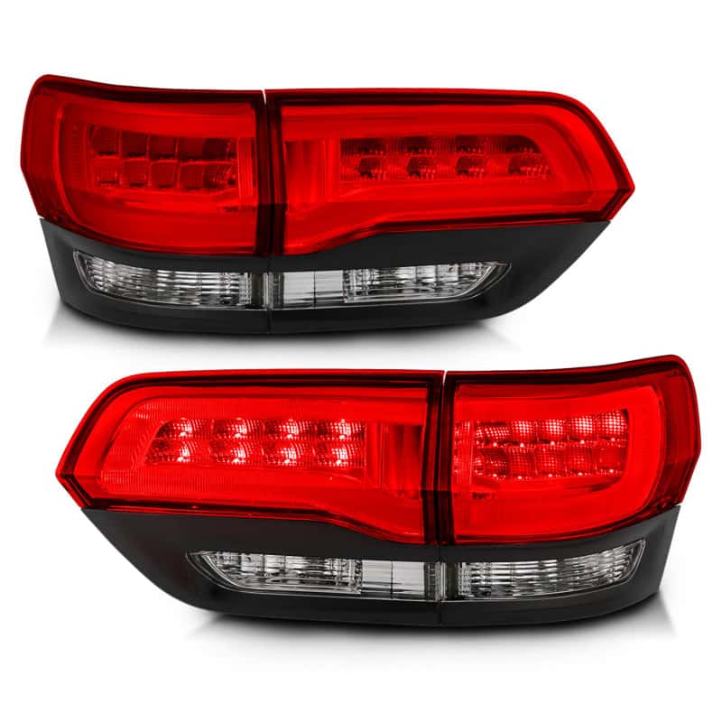ANZO — ANZO 2014-2016 Jeep Grand Cherokee LED Taillights Red/Clear
TailLightSet - view 3
