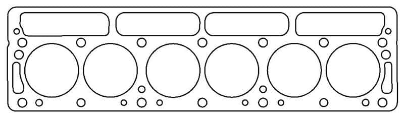 Cometic Gasket — Cometic Triumph TR6 76mm .043 inch Copper 6-Cylinder Head Gasket
Cylinder Head Gasket - view 1