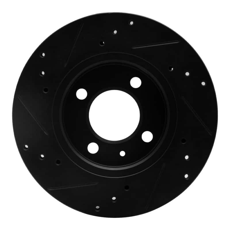 R1 Concepts — R1 09-17 Volkswagen SAVEIRO (Mexico) Front Right Drilled & Slotted Black Brake Rotor
R1 Brake Rotor Drill - view 5