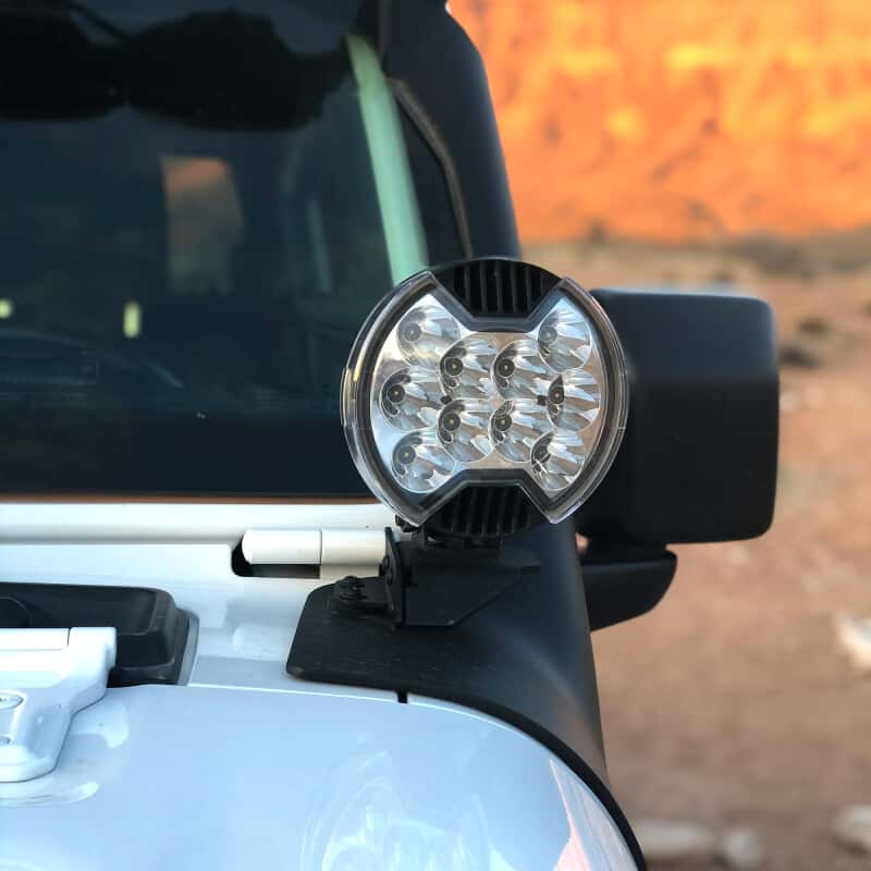 KC HiLiTES — KC HiLiTES 6in. Light Shield for SlimLite LED - Clear - view 3