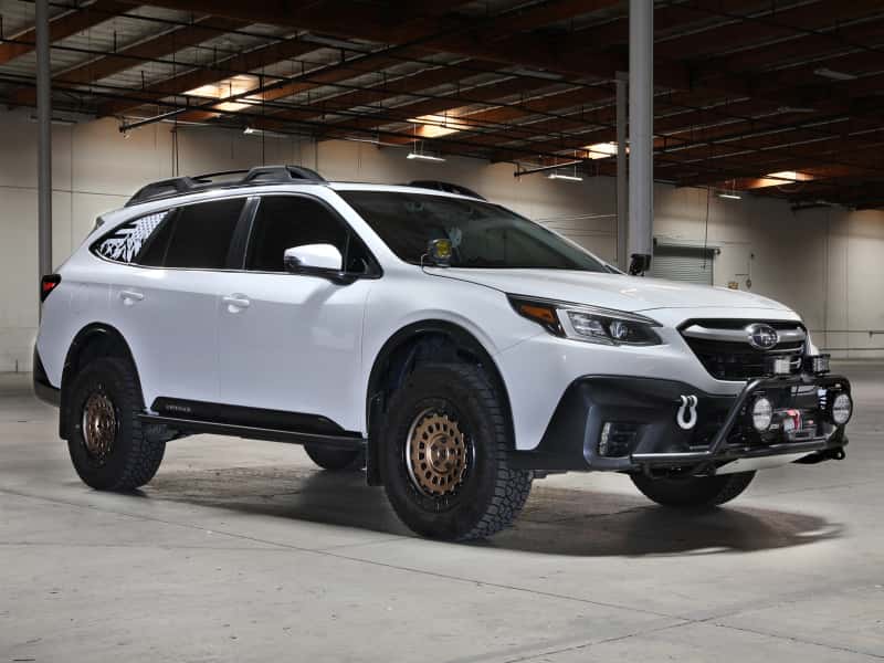 aFe — aFe 20-22 Subaru Outback Terra Guard Bumper w/ Winch Mount
Bumper Guard - view 2