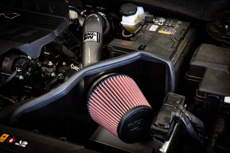 K&N Engineering — K&N 2022 Hyundai Elantra N 2.0L L4 Silver Typhoon Intake
Air Intake System - view 3