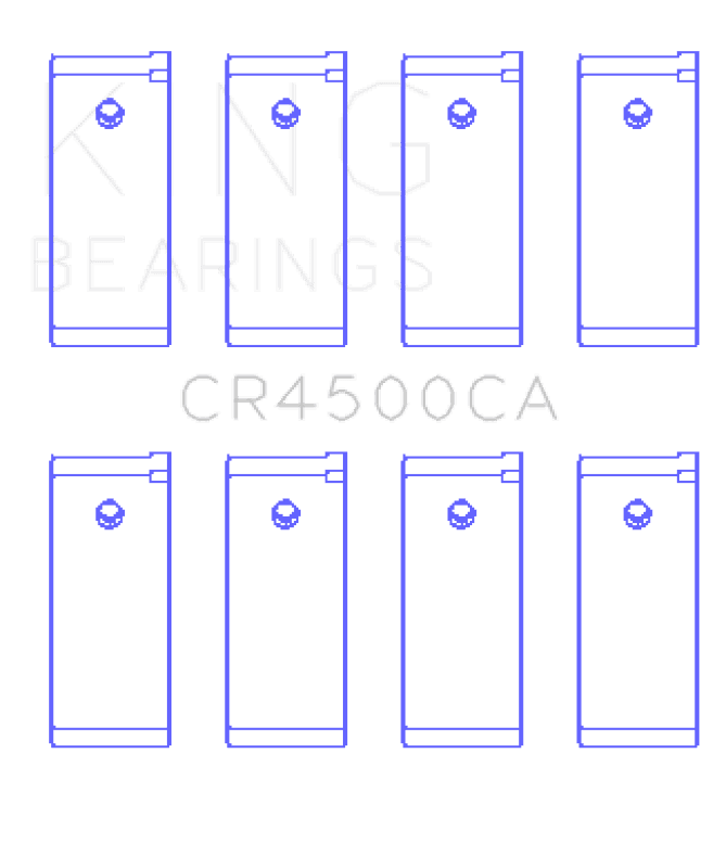 King Engine Bearings — King Engine Bearings Nissan Yd22/Yd25 (Size +0.50mm) Connecting Rod Bearing Set
Engine Bearing - view 1