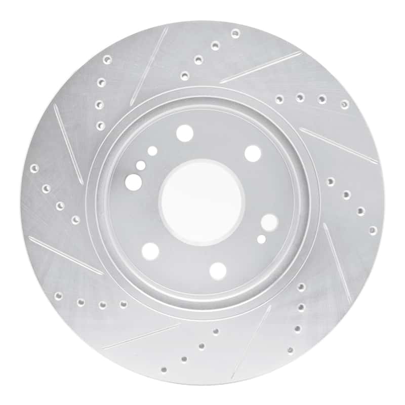 R1 Concepts — R1 2019-2026 Cadillac Vistiq Front Right Drilled & Slotted Silver Brake Rotor
R1 Brake Rotor Drill - view 5
