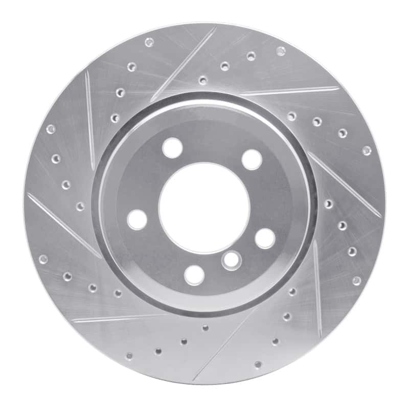 R1 Concepts — R1 05-08 BMW 760I Rear Left Drilled & Slotted Silver Brake Rotor
R1 Brake Rotor Drill - view 1