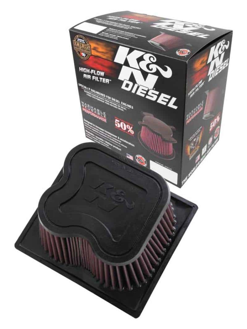 K&N Engineering — K&N 10-11 Dodge Ram 2500/3500/4500/5500 6.7L L6 Diesel Replacement Air Filter
Replacement Air Filt
Air Filter - view 4