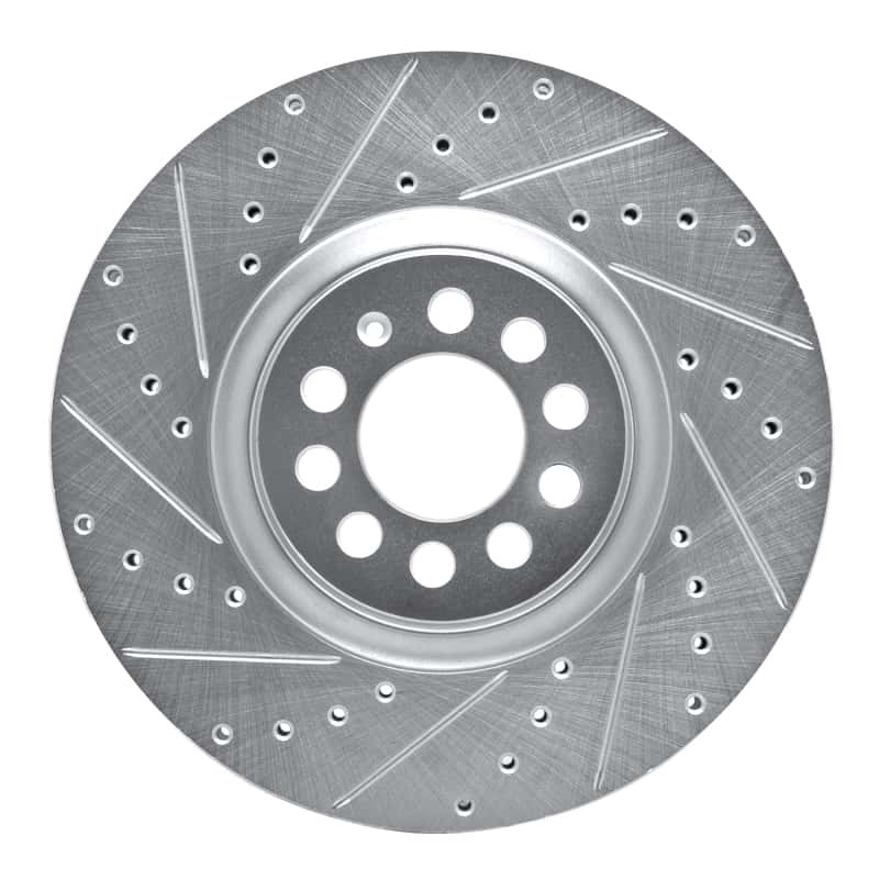 R1 Concepts — R1 00-06 Audi TT Front Left Drilled & Slotted Silver Brake Rotor
R1 Brake Rotor Drill - view 1