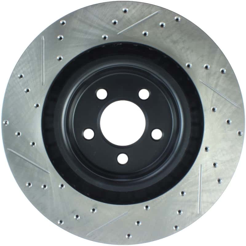 Stoptech — StopTech SportStop 06-09 Chrysler SRT-8 Front Left Drilled & Slotted Rotor
Slot/Drill Rotor - view 2