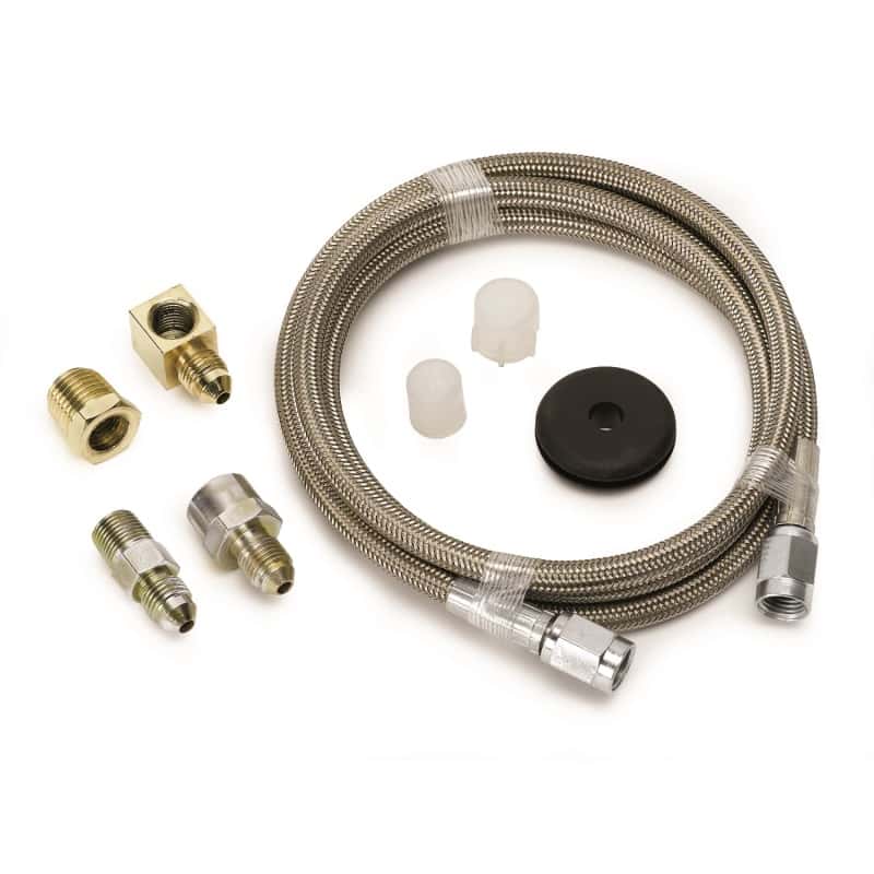 AutoMeter — Autometer Braided Stainless Steel Line #3 Dia. 4ft Length -3AN and 1/8in NPTF Fittings
Hose Ptfe Sst 4 -3 - view 1