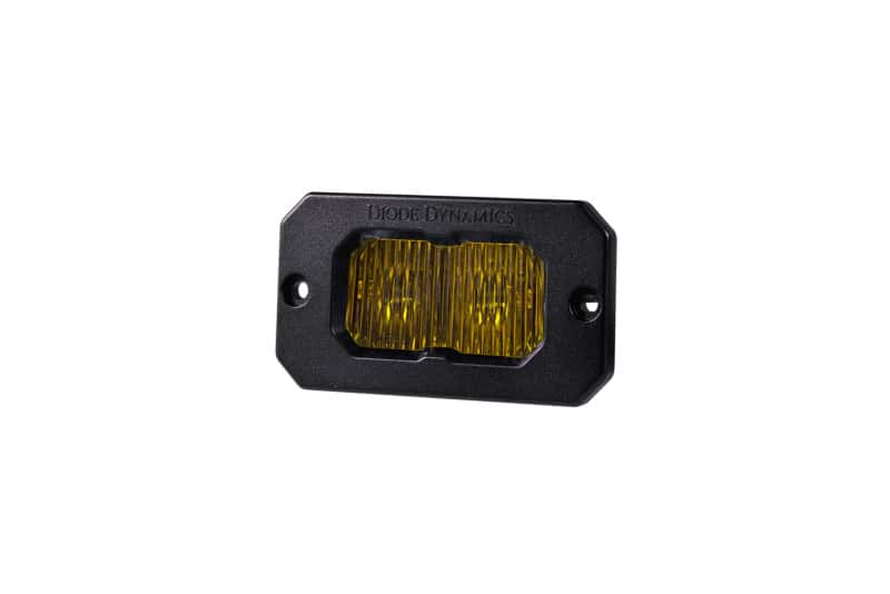 Diode Dynamics — Diode Dynamics Stage Series 2 In LED Pod Pro - Yellow Fog Flush ABL Each - view 1