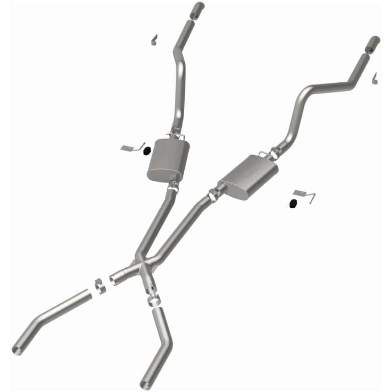 Magnaflow — MagnaFlow Sys C/B 70-72 Mopar E-Body 2.5 Cuda
Crossmember-Back
Cat-Back - view 2