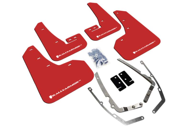 Rally Armor — Rally Armor 15-21 MKVII VW Golf/GTI Red UR Mud Flap w/White Logo
Mud Flap - view 1