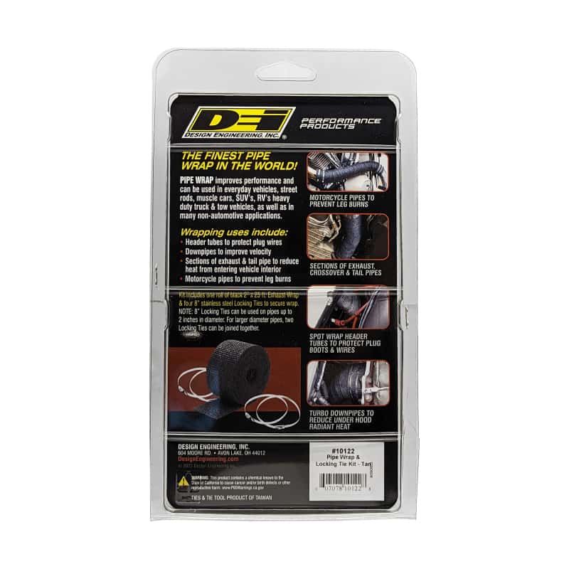 DEI — DEI Exhaust Wrap Kit - Pipe Wrap and Locking Tie - Tan
Exhaust Wrap Kit - view 4